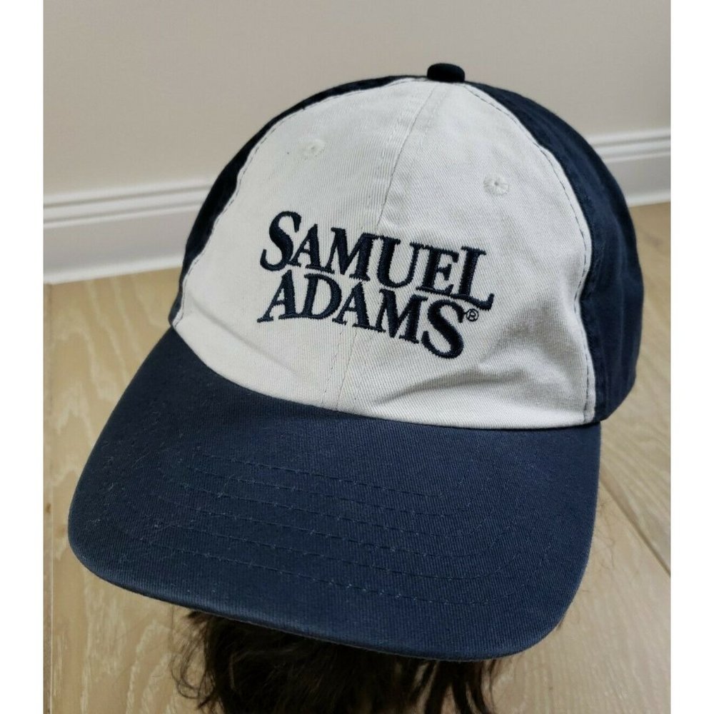 Samuel Sam Adams Boston Beer Company Hat Strapback Blue White
